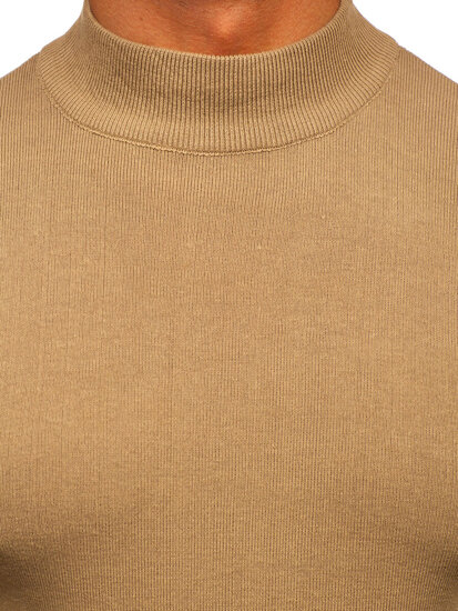 Uomo Maglione dolcevita basic Beige Bolf H2402