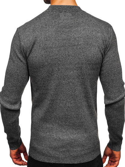 Uomo Maglione dolcevita basic Grigio Bolf S8727