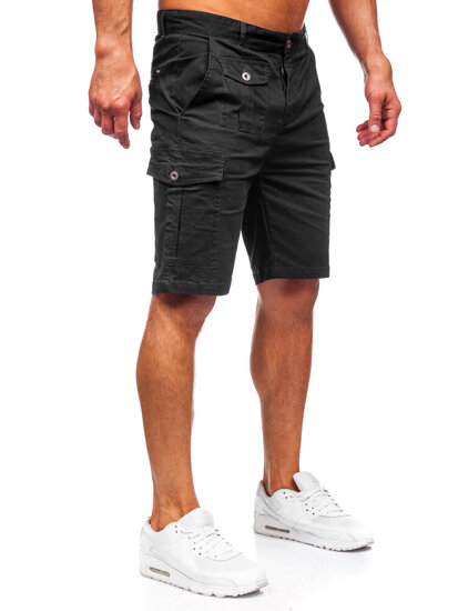 Uomo Pantaloncini cargo Nero Bolf MP0188N