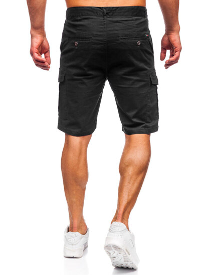 Uomo Pantaloncini cargo Nero Bolf MP0188N