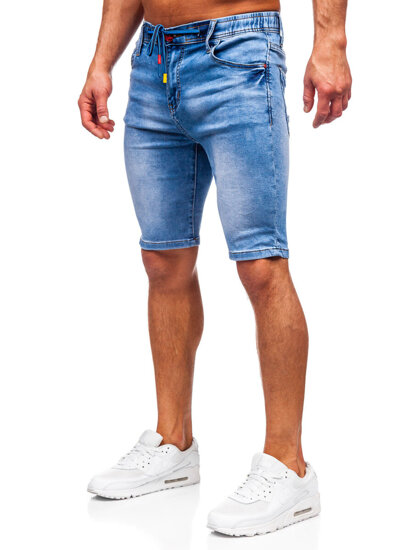 Uomo Pantaloncini in jeans Blu Bolf TF184