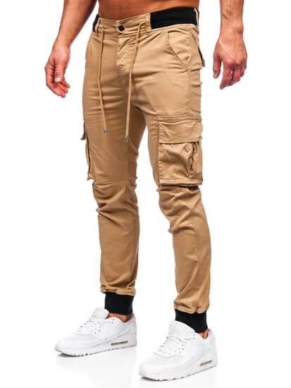 Uomo Pantaloni cargo jogger Camel Bolf MP0208K