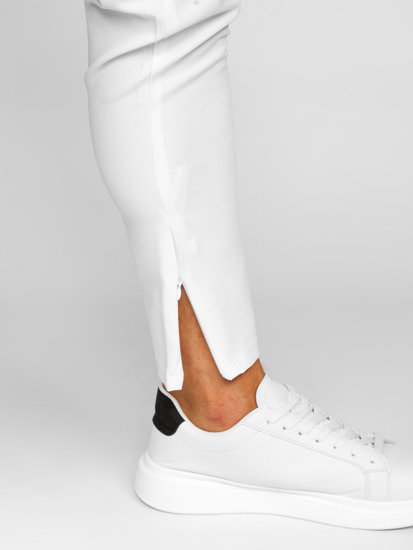 Uomo Pantaloni chino in tessuto Bianco Bolf 0059