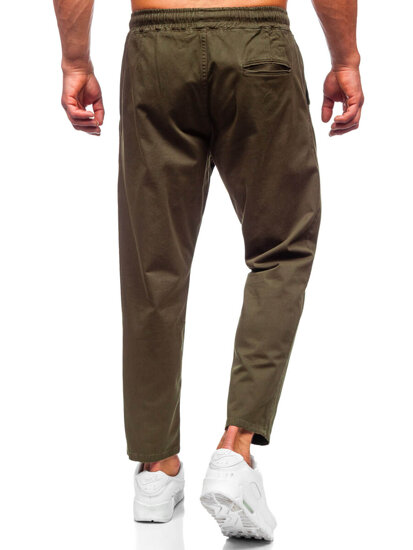 Uomo Pantaloni chino in tessuto Khaki Bolf 6237