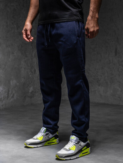 Uomo Pantaloni da jogging spessi Blu scuro Bolf MS002A1