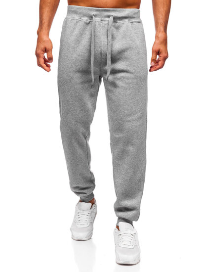 Uomo Pantaloni da jogging spessi Grigio Bolf MS002