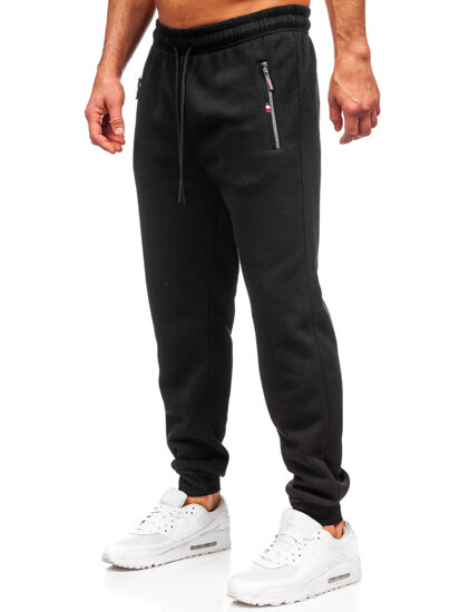 Uomo Pantaloni della tuta oversize Nero Bolf JX6500