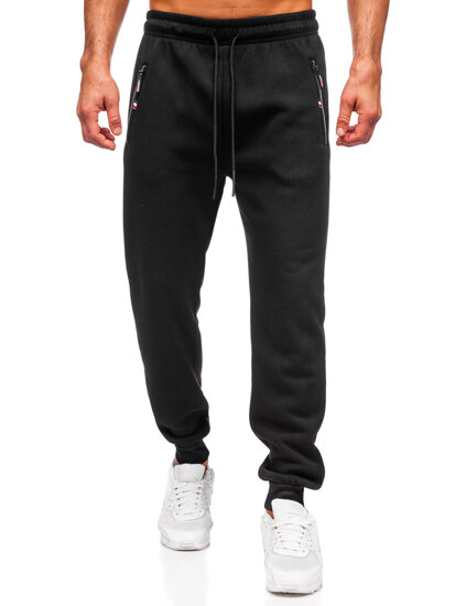 Uomo Pantaloni della tuta oversize Nero Bolf JX6500