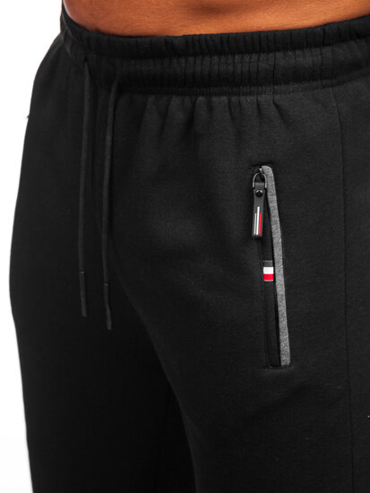 Uomo Pantaloni di tuta Nero Bolf JX6277