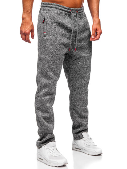 Uomo Pantaloni di tuta caldi Antracite Bolf Q1105