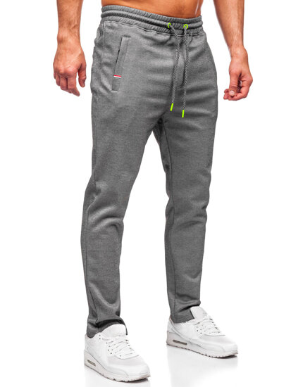 Uomo Pantaloni di tuta caldi Grigio Bolf Q1081