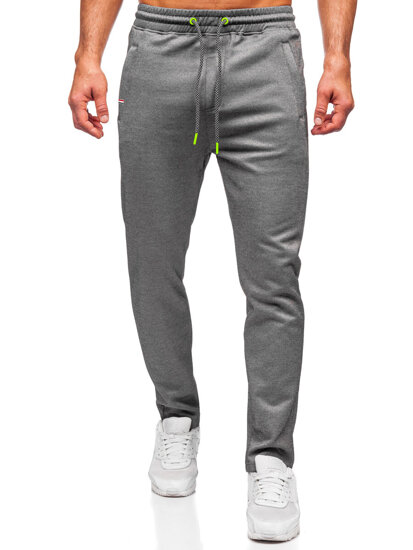 Uomo Pantaloni di tuta caldi Grigio Bolf Q1081