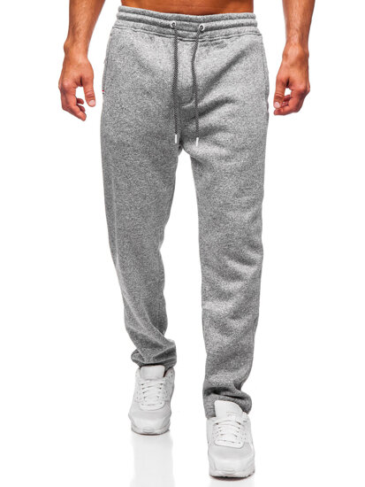 Uomo Pantaloni di tuta caldi Grigio Bolf Q1105