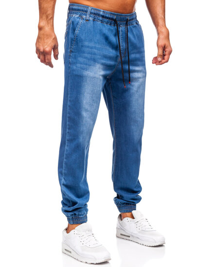 Uomo Pantaloni in jeans jogger Blu Bolf 8153