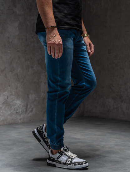 Uomo Pantaloni in jeans jogger Blu Bolf 8153A1