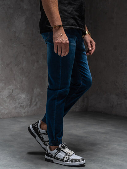 Uomo Pantaloni in jeans jogger Blu Bolf 8155A1