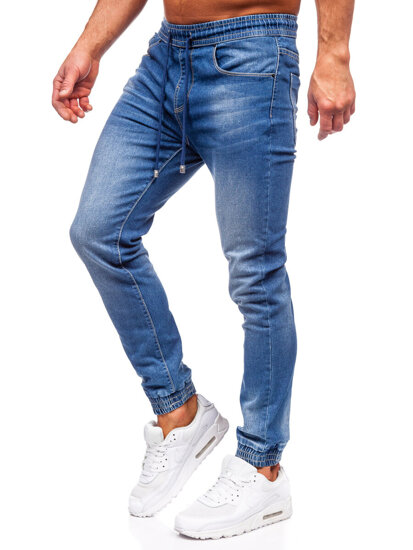 Uomo Pantaloni in jeans jogger Blu Bolf MP0272BC