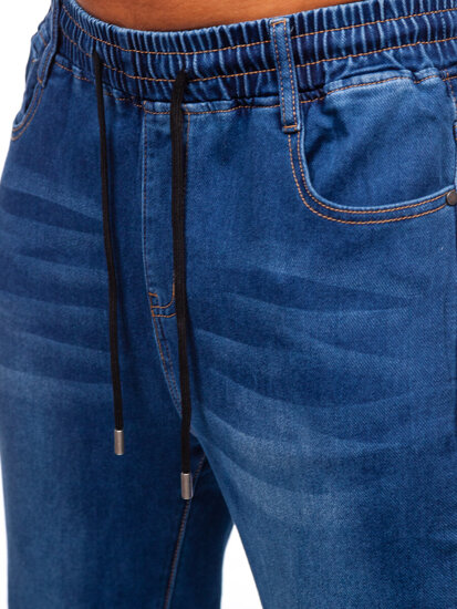 Uomo Pantaloni in jeans jogger Blu scuro Bolf 8151