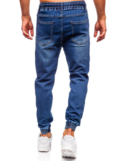 Uomo Pantaloni in jeans jogger Blu scuro Bolf 8163