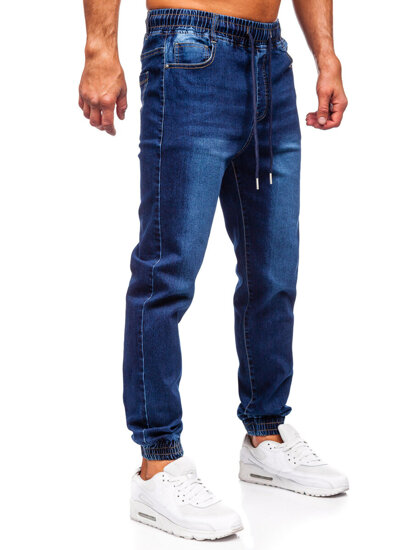 Uomo Pantaloni in jeans jogger Blu scuro Bolf 8168