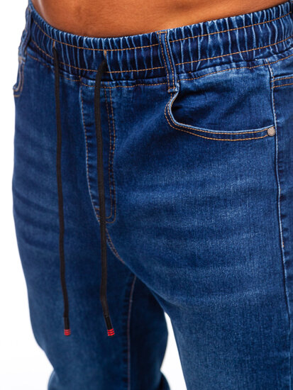 Uomo Pantaloni in jeans jogger Blu scuro Bolf 8169