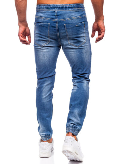 Uomo Pantaloni in jeans jogger Blu scuro Bolf MP0275BC