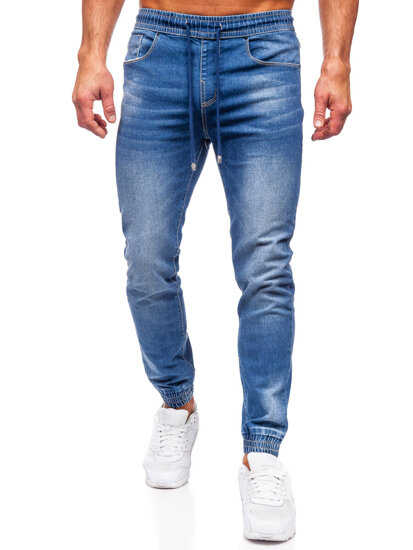 Uomo Pantaloni in jeans jogger Blu scuro Bolf MP0275BC