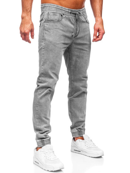 Uomo Pantaloni in jeans jogger Grigio Bolf MP0272GC