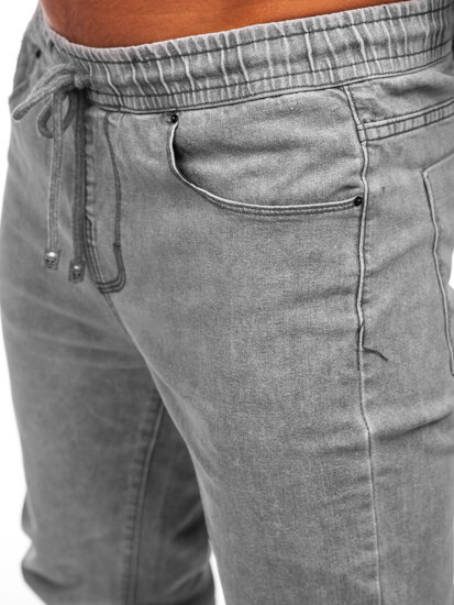 Uomo Pantaloni in jeans jogger Grigio Bolf MP0272GC