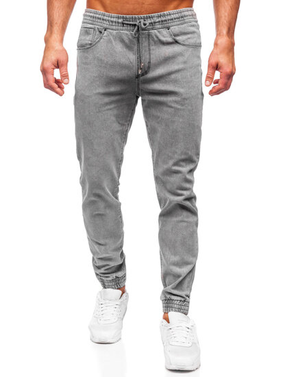 Uomo Pantaloni in jeans jogger Grigio Bolf MP0272GC