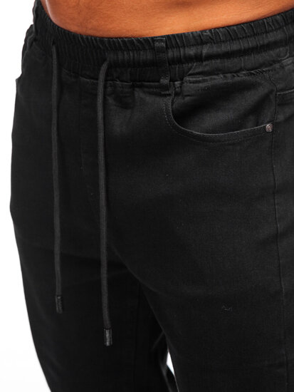 Uomo Pantaloni in jeans jogger Nero Bolf 8161