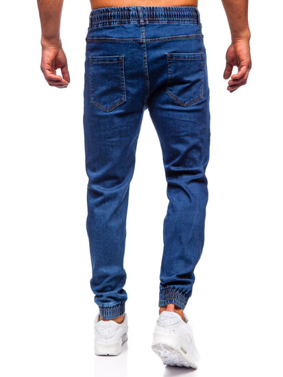 Uomo Pantaloni in jeans jogger blu scuro Bolf 8102