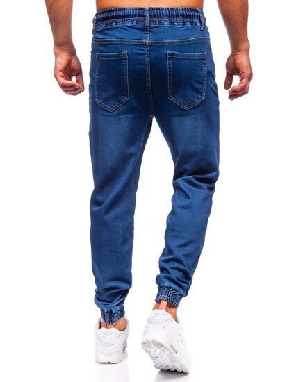 Uomo Pantaloni in jeans jogger blu scuro Bolf 8106