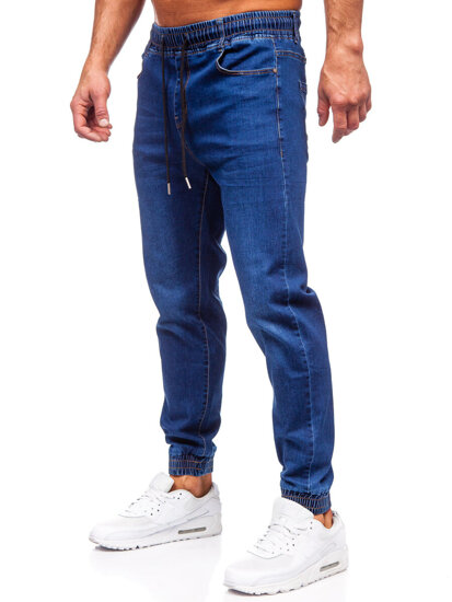 Uomo Pantaloni in jeans jogger blu scuro Bolf 8125