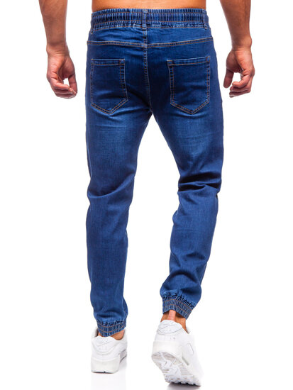 Uomo Pantaloni in jeans jogger blu scuro Bolf 8125