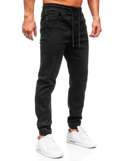 Uomo Pantaloni in jeans jogger nero Bolf 8103