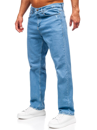 Uomo Pantaloni in jeans regular fit Blu Bolf 5462