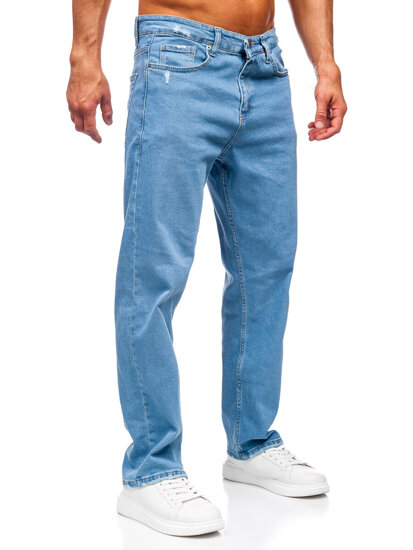 Uomo Pantaloni in jeans regular fit Blu Bolf 5462