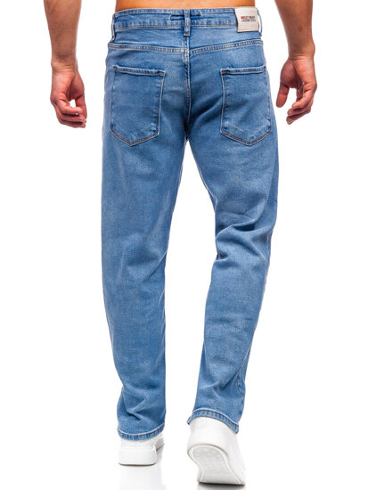 Uomo Pantaloni in jeans regular fit Blu scuro Bolf 5456