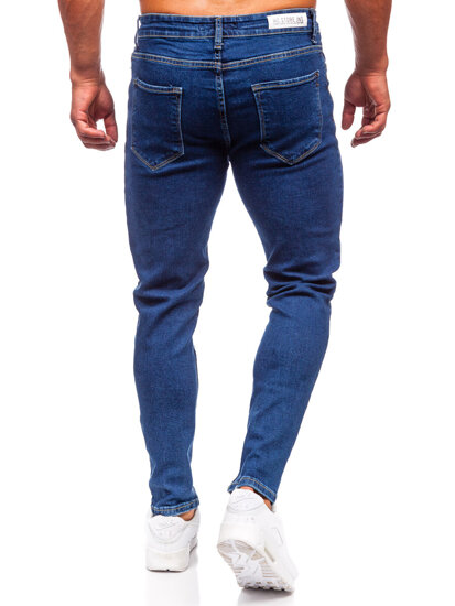 Uomo Pantaloni in jeans regular fit Blu scuro Bolf 6019