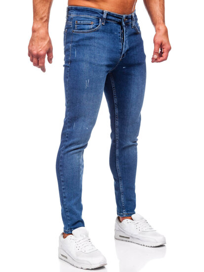 Uomo Pantaloni in jeans regular fit Blu scuro Bolf 6083