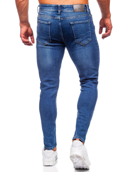 Uomo Pantaloni in jeans regular fit Blu scuro Bolf 6083