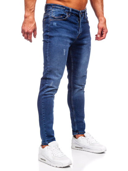 Uomo Pantaloni in jeans regular fit Blu scuro Bolf 6217