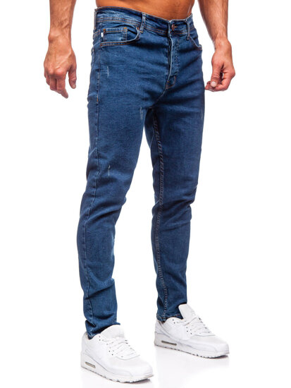 Uomo Pantaloni in jeans regular fit Blu scuro Bolf 6312