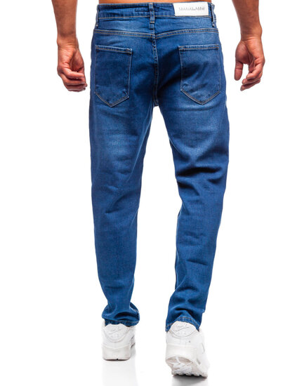 Uomo Pantaloni in jeans regular fit Blu scuro Bolf 6636