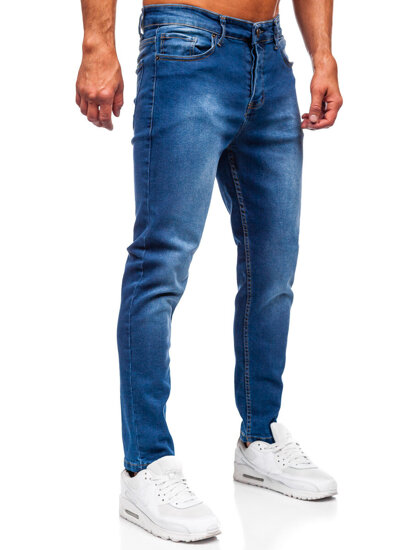 Uomo Pantaloni in jeans regular fit Blu scuro Bolf 6743