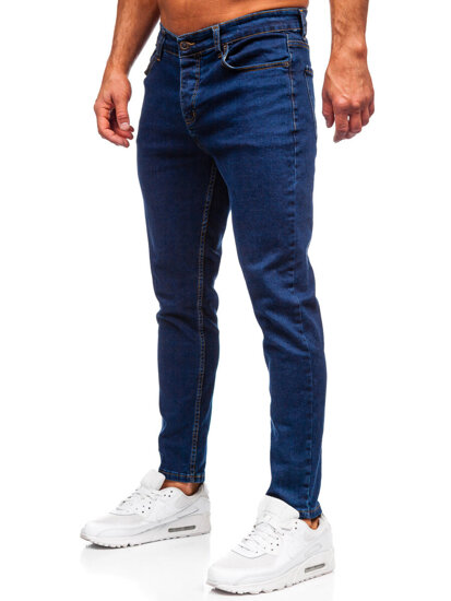 Uomo Pantaloni in jeans regular fit Blu scuro Bolf 6814