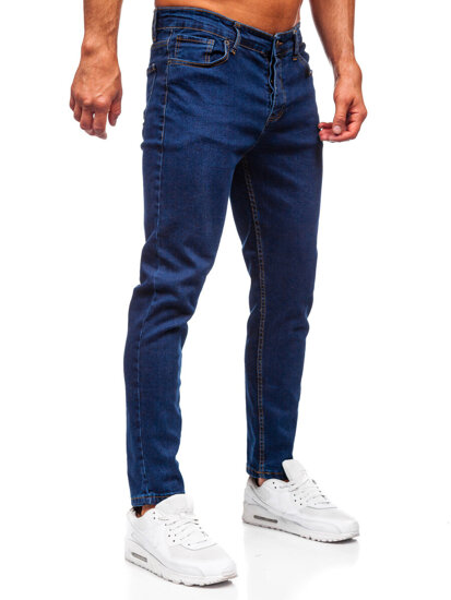 Uomo Pantaloni in jeans regular fit Blu scuro Bolf 6814