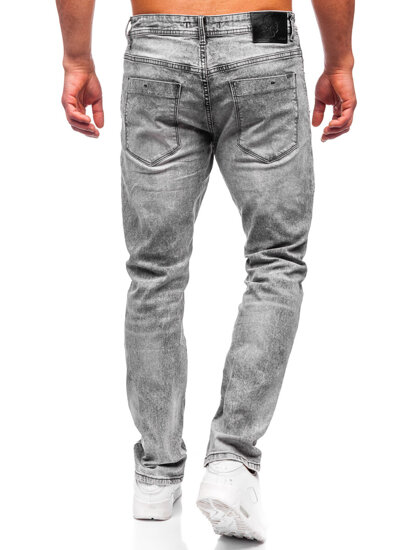 Uomo Pantaloni in jeans regular fit Grigio Bolf MP0154G