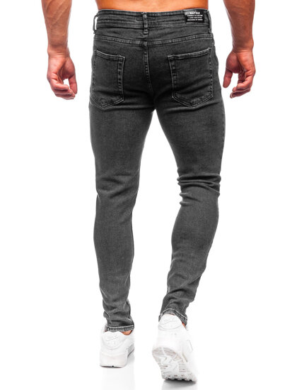 Uomo Pantaloni in jeans regular fit Nero Bolf 6027